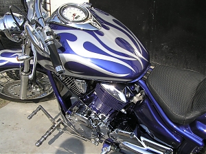 Yamaha Drag Star custom design Plameny