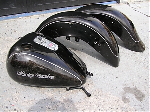 Harley Davidson design Černý mramor