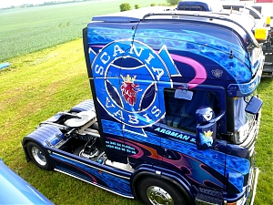 Scania R500 / Truck / airbrush / design / grafika