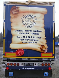 Scania R500 / Truck / naves Krone /  airbrush / design / grafika