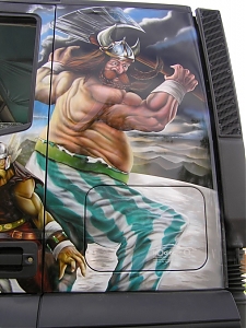 iveco / truck / airbrush / design / asterix / obelix