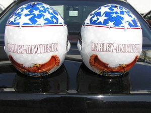Harley Davidson helmet / americky orel / 