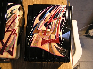 Audi / motorove kryty / grafika / pinstriping / airbrush / 