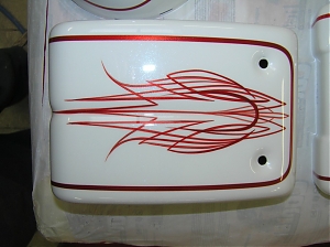 Harley Davidson / street bob / pinstriping / grafika