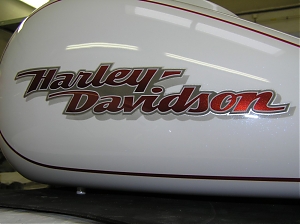 Harley Davidson / street bob / pinstriping / grafika