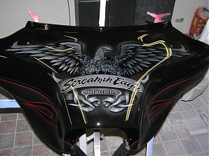 Harley Davidson / Electra glide / screamlin eagle / airbrush / design