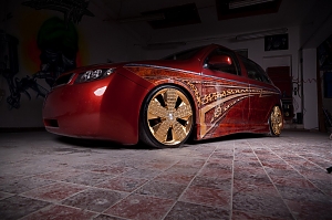 Skoda Fabia / lowrider / design / airbrush / 