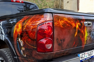 Dodge Ram 1500 / pick up / off road / Hellram / airbrush / design